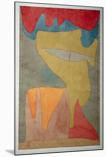 Young Lady-Paul Klee-Mounted Giclee Print