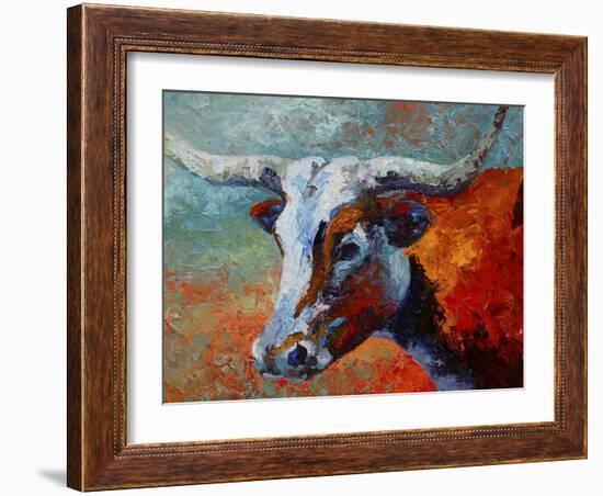 Young Longhorn-Marion Rose-Framed Giclee Print