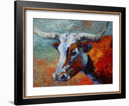 Young Longhorn-Marion Rose-Framed Giclee Print