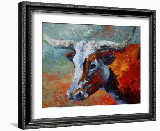 Young Longhorn-Marion Rose-Framed Giclee Print