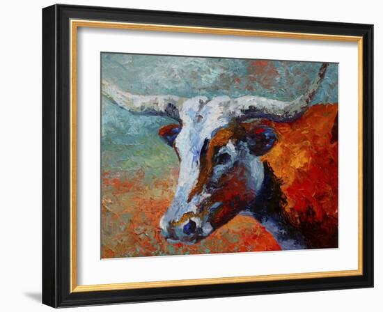 Young Longhorn-Marion Rose-Framed Giclee Print