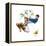 Young Love: Swinging-Norman Rockwell-Framed Premier Image Canvas