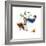 Young Love: Swinging-Norman Rockwell-Framed Giclee Print