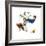 Young Love: Swinging-Norman Rockwell-Framed Giclee Print