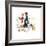 Young Love: Walking to School-Norman Rockwell-Framed Giclee Print