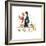 Young Love: Walking to School-Norman Rockwell-Framed Giclee Print