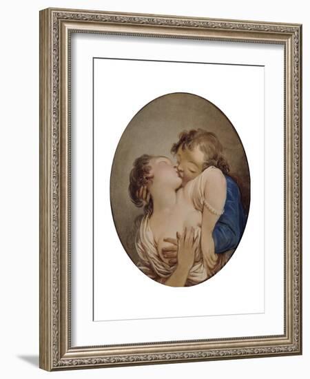 Young Lovers-Jean-Honoré Fragonard-Framed Giclee Print