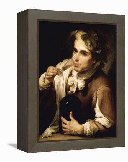 Young Man Drinking-Bartolome Esteban Murillo-Framed Premier Image Canvas