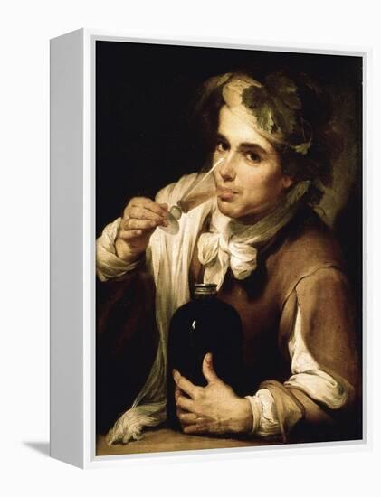 Young Man Drinking-Bartolome Esteban Murillo-Framed Premier Image Canvas