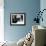 Young Man Greeting a Couple at the Dinner Table-null-Framed Photo displayed on a wall