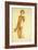 Young Man Kneeling, 1908-Egon Schiele-Framed Giclee Print