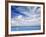 Young Man Meditating By Infinity Pool, Maldives, Indian Ocean, Asia-Sakis Papadopoulos-Framed Photographic Print