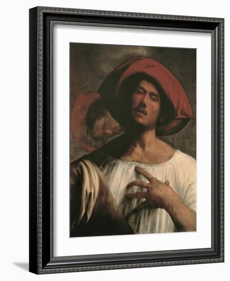 Young Man Singing-Giorgione-Framed Giclee Print