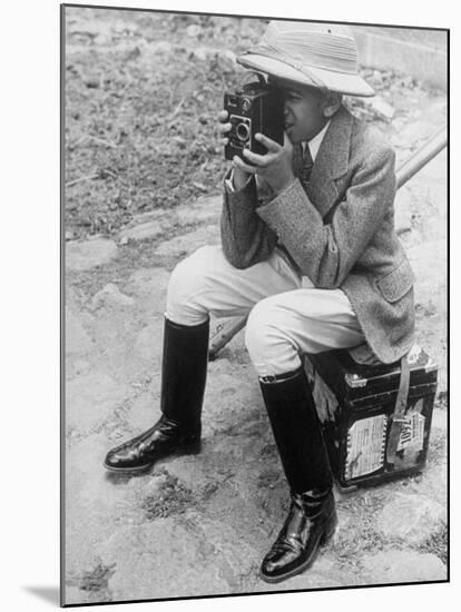 Young Man with a Brownie Camera-Alfred Eisenstaedt-Mounted Photographic Print