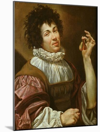 Young Man with a Fig, C.1620-30-Simon Vouet-Mounted Giclee Print