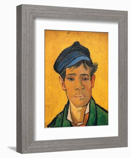 Young Man with a Hat, c.1888-Vincent van Gogh-Framed Giclee Print