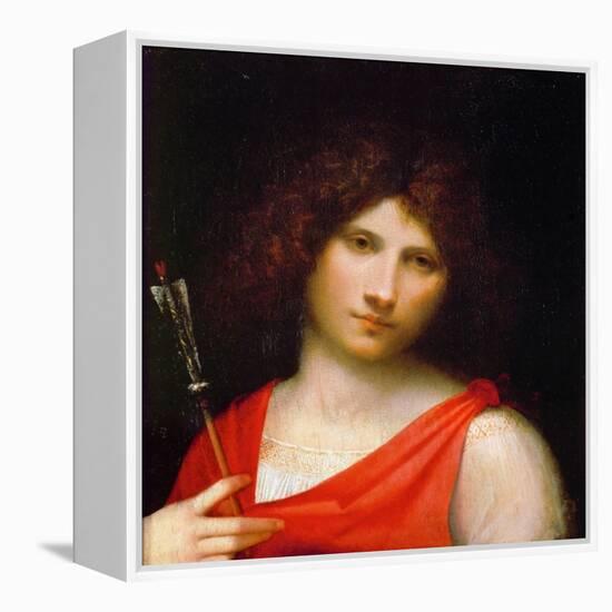 Young Man with Arrow, C. 1505-Giorgione-Framed Premier Image Canvas