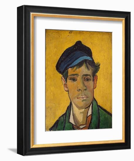 Young Man with Cap, 1889-Vincent van Gogh-Framed Giclee Print