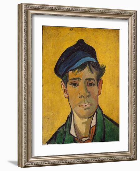 Young Man with Cap, 1889-Vincent van Gogh-Framed Giclee Print