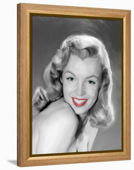 Young Marilyn-Jerry Michaels-Framed Stretched Canvas