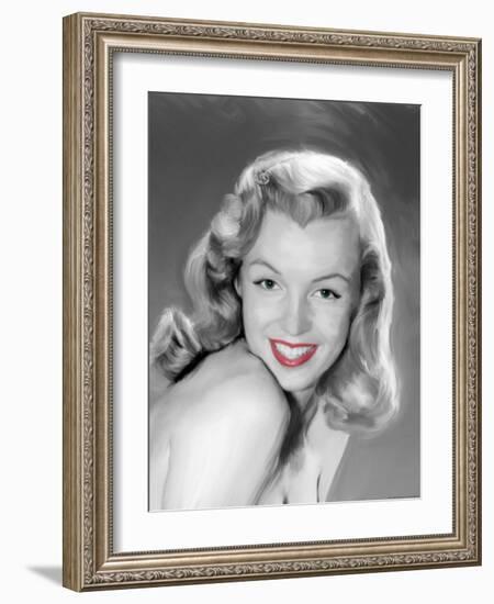 Young Marilyn-Jerry Michaels-Framed Art Print