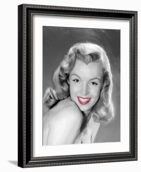 Young Marilyn-Jerry Michaels-Framed Art Print