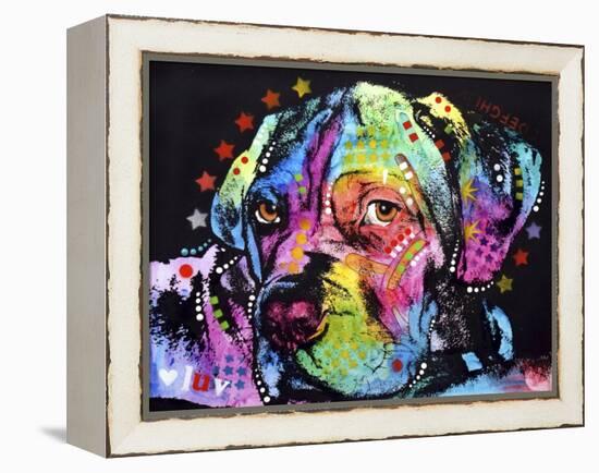 Young Mastiff-Dean Russo-Framed Premier Image Canvas