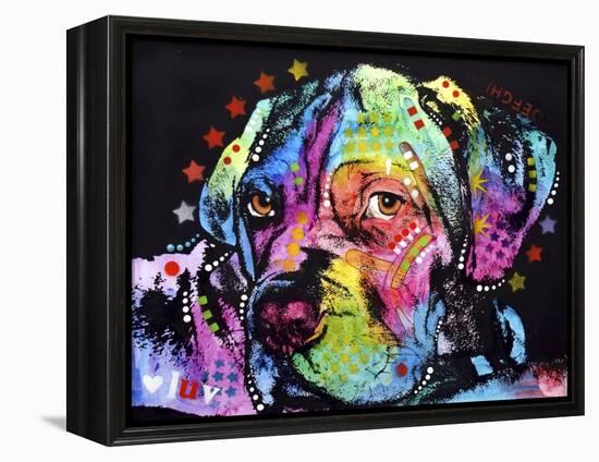 Young Mastiff-Dean Russo-Framed Premier Image Canvas