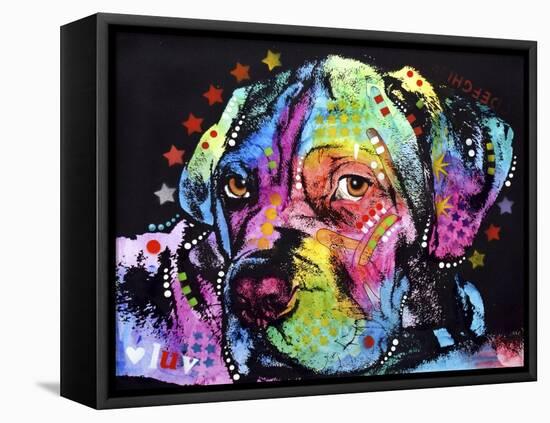 Young Mastiff-Dean Russo-Framed Premier Image Canvas