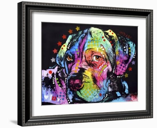 Young Mastiff-Dean Russo-Framed Giclee Print