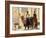 Young Men on Camels, Archaelogical Ruins, Palmyra, Unesco World Heritage Site, Syria, Middle East-Christian Kober-Framed Photographic Print