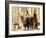 Young Men on Camels, Archaelogical Ruins, Palmyra, Unesco World Heritage Site, Syria, Middle East-Christian Kober-Framed Photographic Print