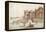 Young Men Playing Pelota Inside the Baths of Diocletian-Sebastian Vrancx-Framed Premier Image Canvas