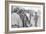 Young men who have been drafted wait in line to be processed into the US Army at Fort Jackson, SC-Warren K. Leffler-Framed Photographic Print