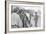 Young men who have been drafted wait in line to be processed into the US Army at Fort Jackson, SC-Warren K. Leffler-Framed Photographic Print