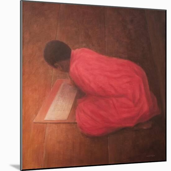 Young Monk in Class-Lincoln Seligman-Mounted Giclee Print