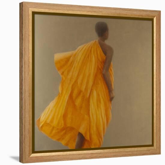 Young Monk Sri Lanka, 2010-Lincoln Seligman-Framed Premier Image Canvas