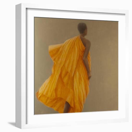 Young Monk Sri Lanka, 2010-Lincoln Seligman-Framed Giclee Print