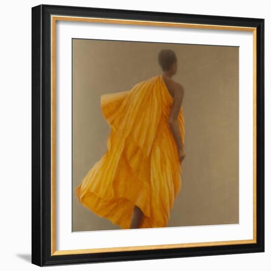 Young Monk Sri Lanka, 2010-Lincoln Seligman-Framed Giclee Print