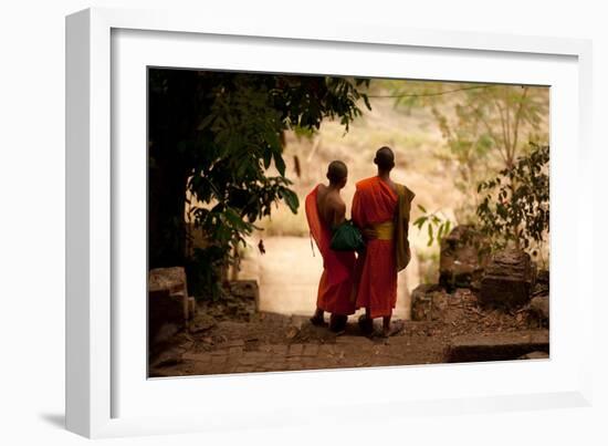 Young Monks-Erin Berzel-Framed Photographic Print