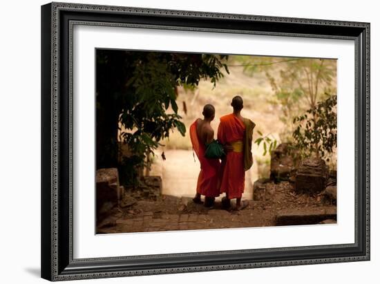 Young Monks-Erin Berzel-Framed Photographic Print