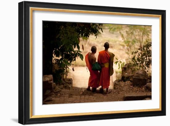Young Monks-Erin Berzel-Framed Photographic Print