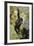 Young Mountain Gorilla Hanging from Branch-null-Framed Photographic Print