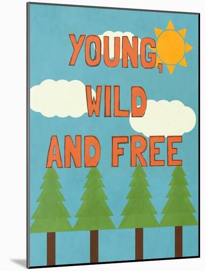 Young Mountains I-Sd Graphics Studio-Mounted Art Print