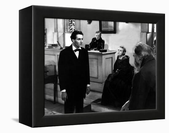 Young Mr. Lincoln, Henry Fonda, Spencer Charters, Alice Brady, 1939-null-Framed Stretched Canvas