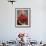 Young Myanmar Buddhist Monk Smiles Broadly as He Waits for Donations Early on a Yangon Street-null-Framed Photographic Print displayed on a wall