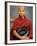 Young Myanmar Buddhist Monk Smiles Broadly as He Waits for Donations Early on a Yangon Street-null-Framed Photographic Print