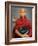 Young Myanmar Buddhist Monk Smiles Broadly as He Waits for Donations Early on a Yangon Street-null-Framed Photographic Print