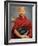 Young Myanmar Buddhist Monk Smiles Broadly as He Waits for Donations Early on a Yangon Street-null-Framed Photographic Print