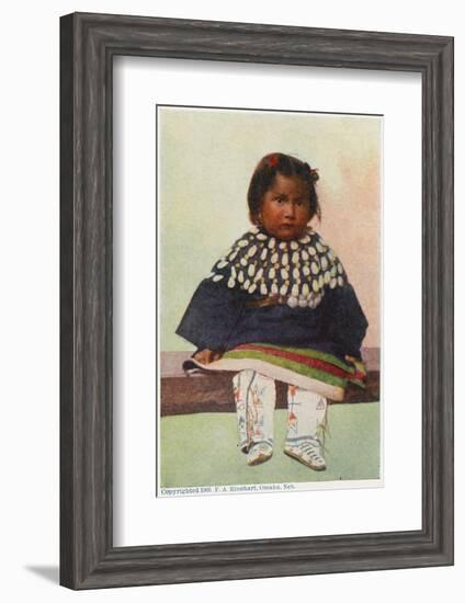 Young Native American Girl-null-Framed Photographic Print